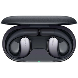 Casque Xiaomi OpenWear Bluetooth 5.3 TWS - Conception ouverte - Double microphone avec réduction du bruit - Autonomie jusqu'à 7,5h - Contrôle tactile - Couleur grise