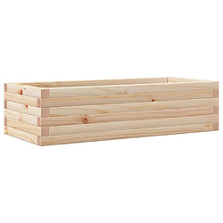 vidaXL Jardinière 90x40x23 cm bois de pin massif