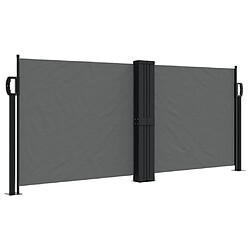 Maison Chic Auvent latéral rétractable | Store latéral | Brise-vue latéral anthracite 100x600 cm -GKD74332