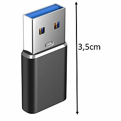 Avis Lot 2 Adaptateur USB C Femelle vers USB A Mâle compatible secteur-Ordinateur vers USB-C pour Realme - Visiodirect -