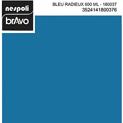 Aérosol peinture professionnelle bleu radieux 600 ml, NESPOLI