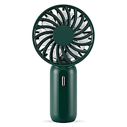 Mini Ventilateur à main SHYOSUCCE, Ventilateur portatif USB avec 3 Vitesses Réglables, Batterie Rechargeable, lanière pour la Maison, le Bureau et les Voyages, Vert