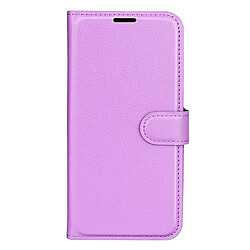 Etui en PU texture litchi avec support, violet pour votre OnePlus Nord CE 2 5G