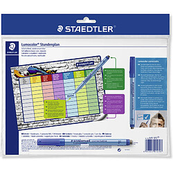 STAEDTLER Kit emploi du temps Lumocolor correctable, A4 ()