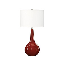 Elstead Lighting Lampe de table Upton Céramique Rouge