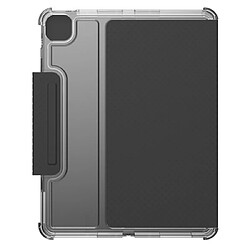 UAG Étui Folio pour iPad Pro 12,9 Pouces 2021 Lucent Protection Moderne et Blindée Noir transparent