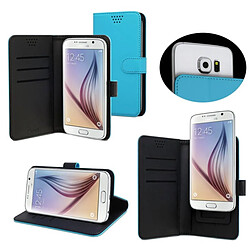 Muvit Étui de Protection pour Smartphone 4.5" Folio Universel Stand et Coulissant Bleu pas cher