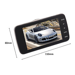 Acheter Universal Voiture Auto 4,0 pouces Full HD 1080p Car DVR Camera Recorder Double Lens GPS Logger