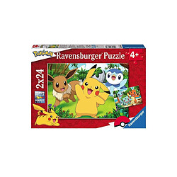 Ravensburger Pokémon - Puzzle XXL Pikachu & Friends (2 x 24 pièces)