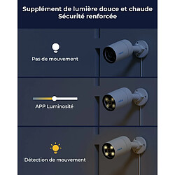 Avis Reolink 4MP Caméra de sécurité extérieure PoE, Vision Nocturne Couleur, Super Ouverture F1.0, 3000K Lumière chaude réglable, Détection Intelligente, sirène, IP67, ColorX Series