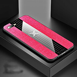 Wewoo Coque Souple Pour OPPO K1 / R15X XINLI tissu de couture Shieldproof TPU Housse de protection Rouge