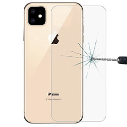 Wewoo Film de verre trempé Pour l'iPhone 11 9H 2.5D moitié - arrière de de téléphone portable d'écran transparent