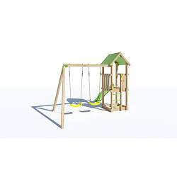 Aire de jeux en bois easy xplorer - j-23503p1 - TRIGANO JARDIN