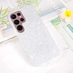 Coque en TPU + acrylique IPAKY blanc pour votre Samsung Galaxy S22 Ultra 5G