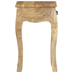 Acheter vidaXL Table de chevet 28x28x46 cm Bois de manguier massif