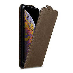 Cadorabo Coque iPhone XS MAX Etui en Marron