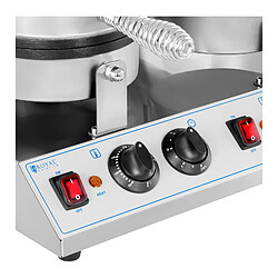 Helloshop26 Gaufrier double rond 2 600 watts inox 14_0004855 