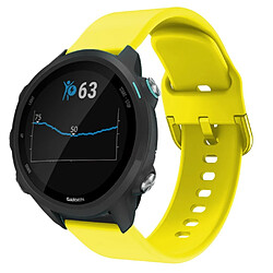 Bracelet en silicone jaune pour votre Garmin Forerunner 245