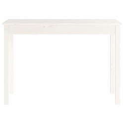 Acheter vidaXL Table console Blanc 110x40x75 cm Bois massif de pin