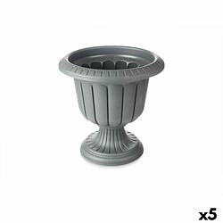 Ibergarden Cache-pot Verre Anthracite Plastique 47,6 x 47 x 47,4 cm (5 Unités)