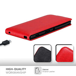 Cadorabo Coque Sony Xperia T3 Etui en Rouge pas cher