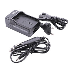 vhbw Chargeur de batterie compatible avec Pentax D-Li90 appareil photo digital, camcoder, DSLR- batterie d'action cam