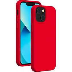 Coque iPhone 13 mini Silicone SoftTouch Rouge Bigben