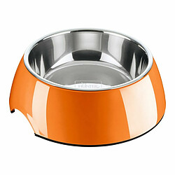 Mangeoire pour chiens Hunter Acier inoxydable Mélamine Orange (14,5 x 14,5 x 7 cm)