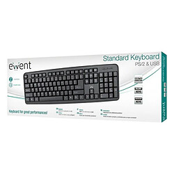 Clavier Ewent EW3109 PS/2 USB Noir