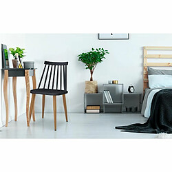 Acheter Paris Prix Lot de 4 Chaises Scandinaves Estelle 77cm Noir