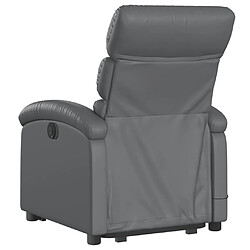 Avis vidaXL Fauteuil inclinable de massage électrique gris similicuir