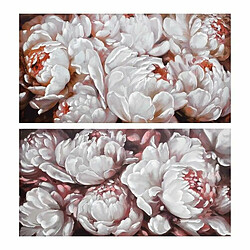 Cadre DKD Home Decor S3018307 Fleurs (120 x 3 x 60 cm) (2 Unités)