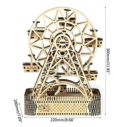 Acheter Universal Puzzle mécanique en bois à roue de ciel interactif pour l'apprentissage précoce du cerveau des jeunes enfants.