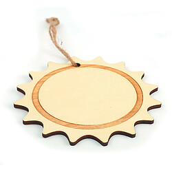 Graines Creatives Suspension Soleil en bois à décorer Ø 12 cm