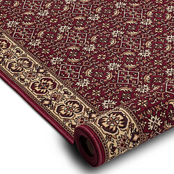 RUGSX TAPIS DE COULOIR ANTIDÉRAPANT BIDJAR bordeaux 100cm 100x450 cm