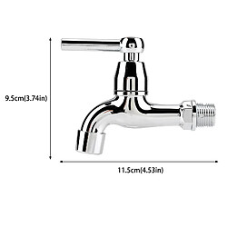 ComfortXL Robinet en plastique pour machine à laver évier de salle de bain avec bec verseur