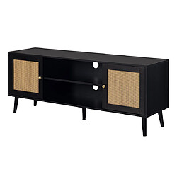 Avis Bestmobilier Goto - meuble tv - noir - 140 cm