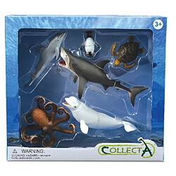 Figurines Collecta Set 6 figurines Animaux marin