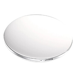 Miroir de maquillage à loupe portable avec miroir de voyage recto-verso blanc pas cher