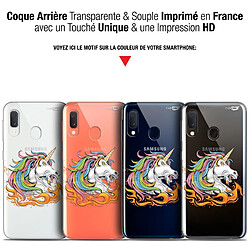 Avis Caseink Coque arrière Samsung Galaxy A20E (5.8 ) Gel HD [ Nouvelle Collection - Souple - Antichoc - Imprimé en France] Licorne de Feu