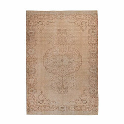 Paris Prix Tapis Vintage à Poils Courts Toska Beige 120 x 170 cm