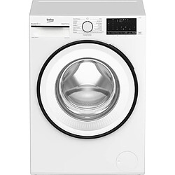 Lave-linge hublot BEKO B3WFT51062WW - 10 kg - Induction - L60cm - 1600 trs/min - Classe B - Blanc