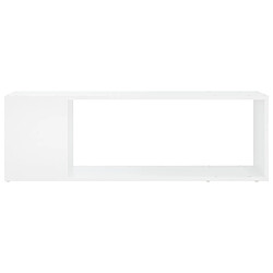 Avis Maison Chic Meuble TV scandinave - Banc TV pour salon Blanc 100x24x32 cm Aggloméré -MN81527