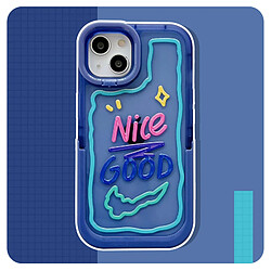 GUPBOO Étui pour iPhone11ProMax support de cas de téléphone portable anglais graffiti de personnalité féminine