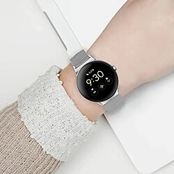 Avizar Bracelet pour Google Pixel Watch Acier Inoxydable Milanais Magnétique Argent pas cher