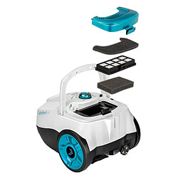 Aspirateur traîneau avec sac 3L, accessoires divers, câble 7m, 6 sacs, 700, Blanc, MPM, MOD-27