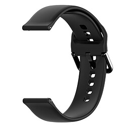 Avis INF Bracelet de montre en silicone 20 mm pour Garmin Forerunner 55 Garmin Vivoactive 3 Black