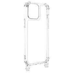 Avizar Coque iPhone 12 Pro Max Anneau personnalisable avec bijou/Chaîne - Transparent