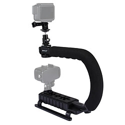 Avis Wewoo Stabilisateur pour tous les appareils photo reflex et caméra DV maison U / C forme portable poche DV kit de stabilisation de support avec chaussure froide trépied tête pince de téléphone boucle à dégagement rapide vis longue