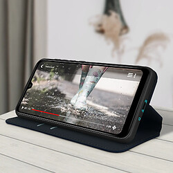 Acheter Avizar Housse Folio Wiko Y62 et Y62 Plus Portefeuille Fonction Support Vidéo bleu nuit